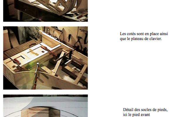 Ceintures et pieds du piano
