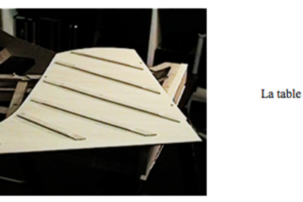 Table barrée